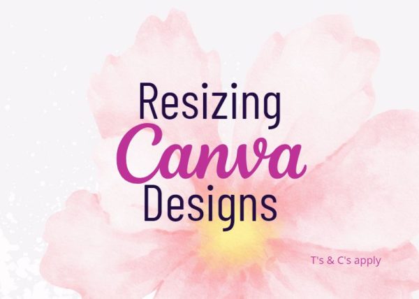 Canva Resize Designs